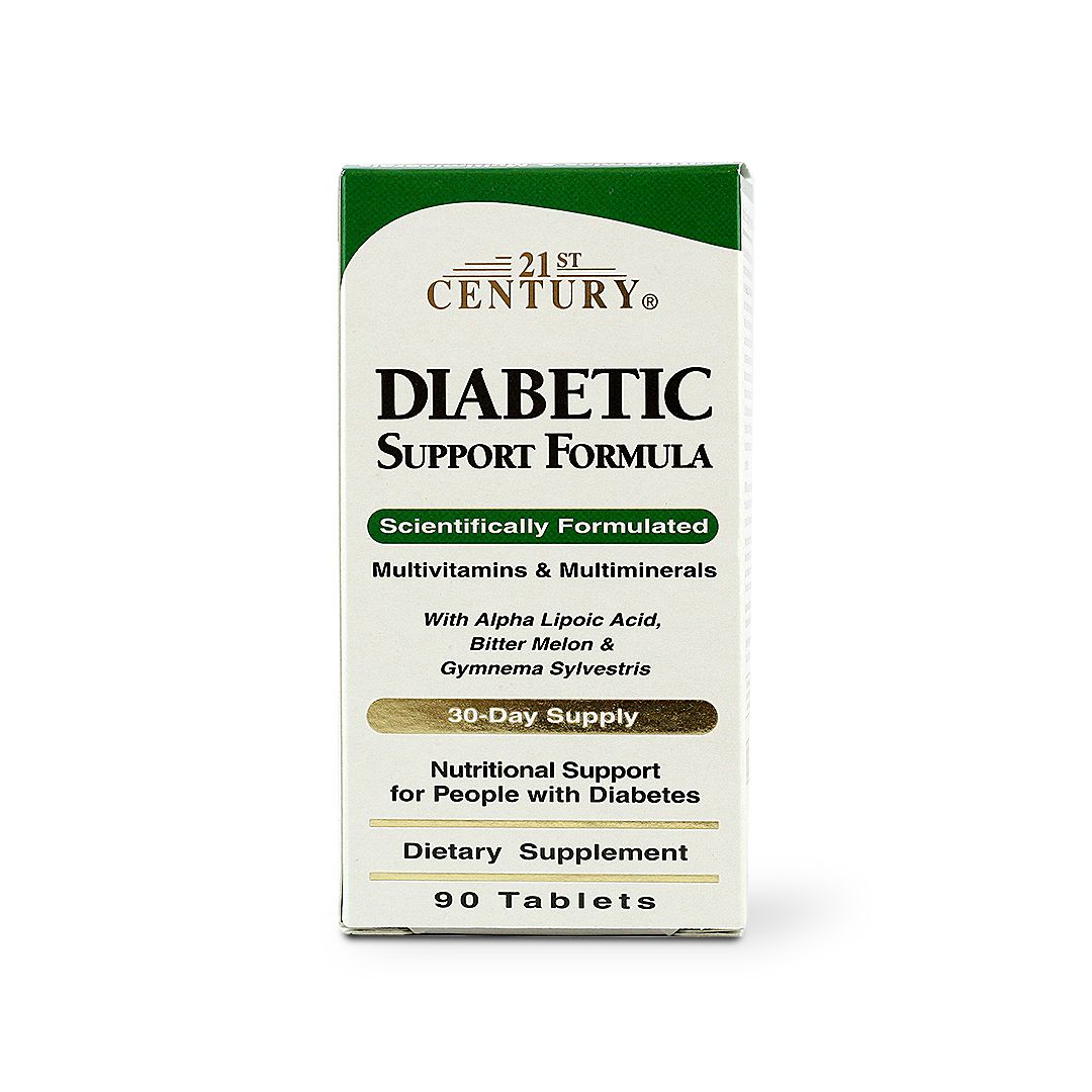 21 ST CENTURY DIABETIC SUPPORT FORMULA 90 S