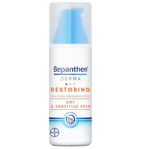 BEPANTHEN DERMA RESTORING DAILY FACE CREAM SPF 25 50 ML