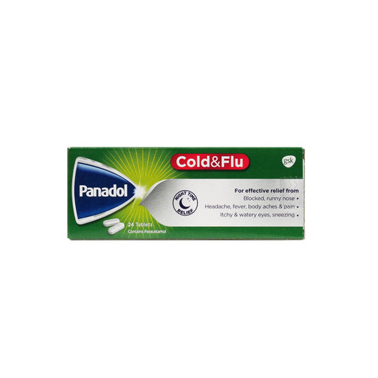 PANADOL COLD & FLU TAB 24 S