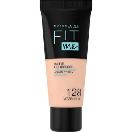 MAYBELLINE FIT ME MATT PORELESS POWDER 128 NUDE