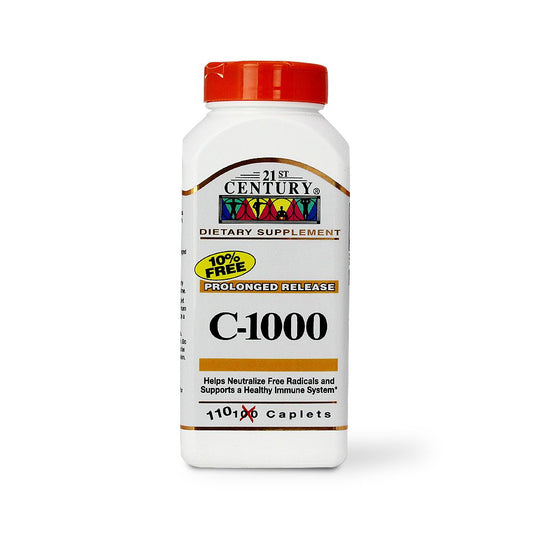 21 ST CENTURY C 1000 MG CAPLETS 110 S