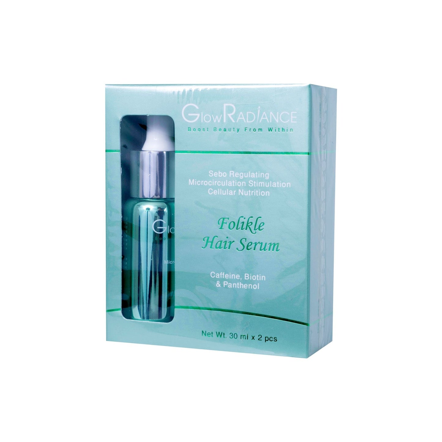 GLOWRADIANCE FOLIKLE HAIR SERUM 30 ML X 2 S