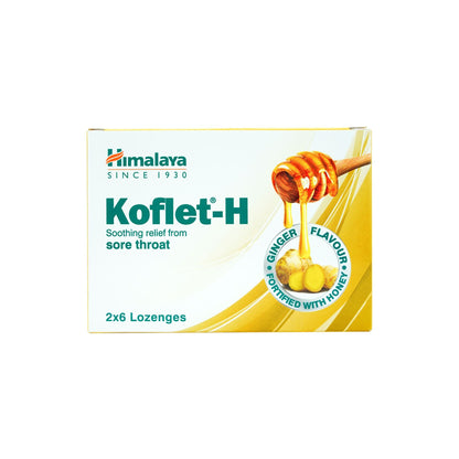 KOFLET H GINGER LOZENGES 12 S