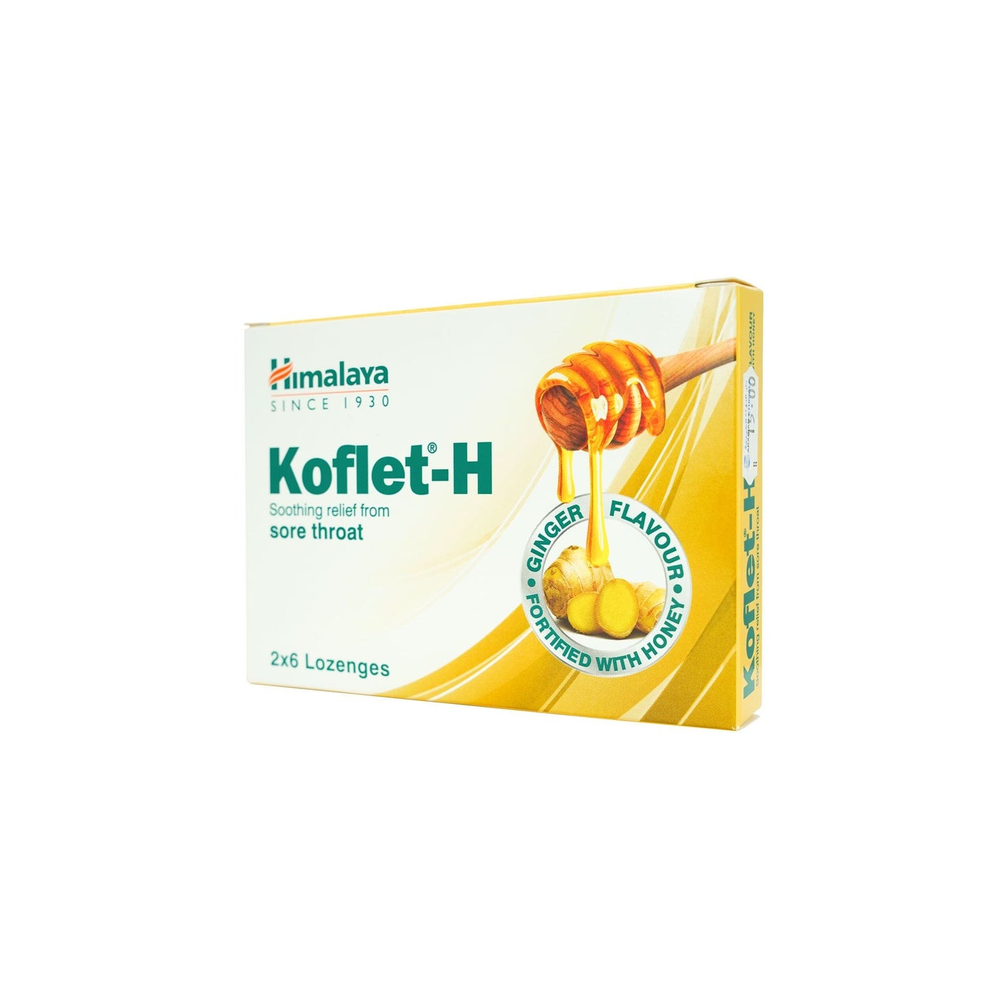 KOFLET H GINGER LOZENGES 12 S