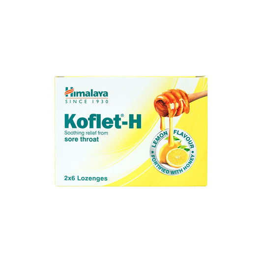 KOFLET H LEMON LOZENGES 12 S