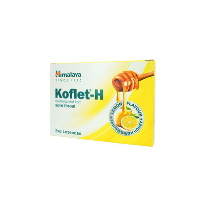 KOFLET H LEMON LOZENGES 12 S