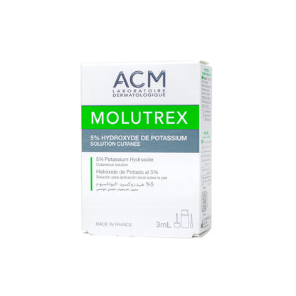 ACM MOLUTREX 5 % TOPICAL SOLUTION 3 ML