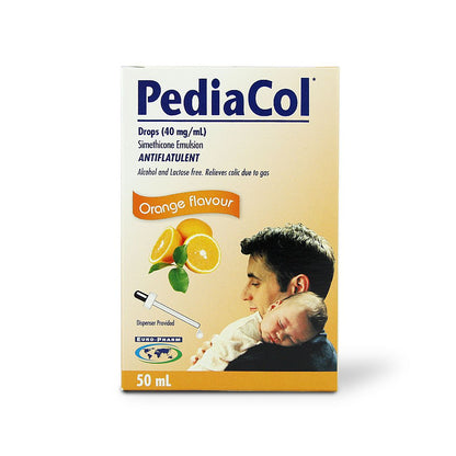 PEDIACOL ORANGE ORAL DROPS 50 ML