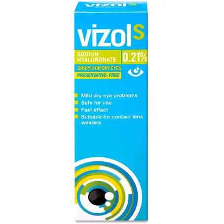 VIZOL S 0.21 % EYE DROPS 10 ML