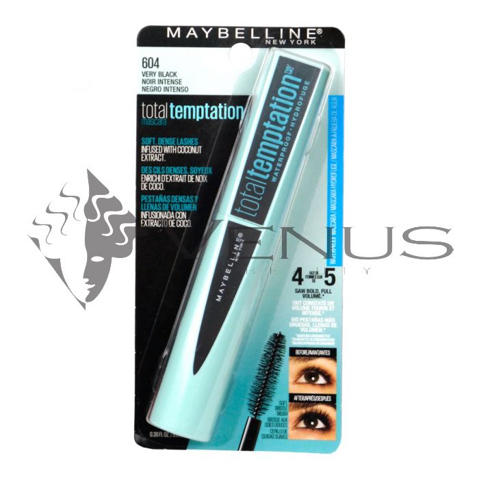 MAYBELLINE TOTAL TEMPTATION MASCARA WATERPROOF HYDROFUGE