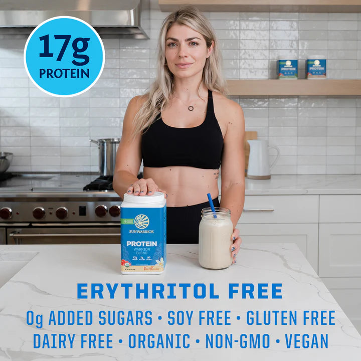 SUNWARRIOR PROTEIN BLEND ORGANIC VANILLA 750 G