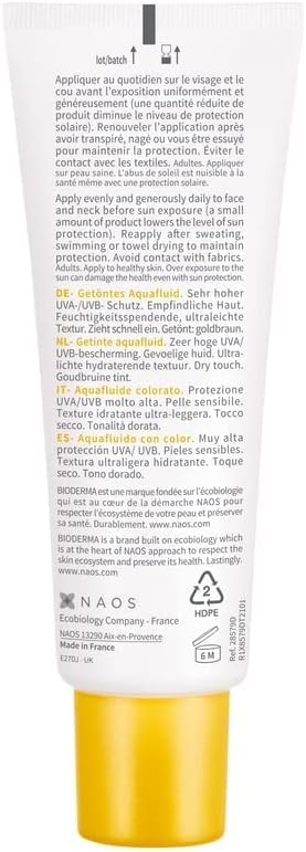 BIODERMA PHOTODERM AQUAFLUID SPF 50+ GOLDEN 40 ML