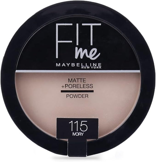 MAYBELLINE FIT ME MATT PORELESS POWDER 115 FAIR IVORY