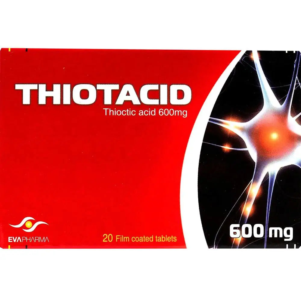 THIOTACID 600MG TABLETS 20'S
