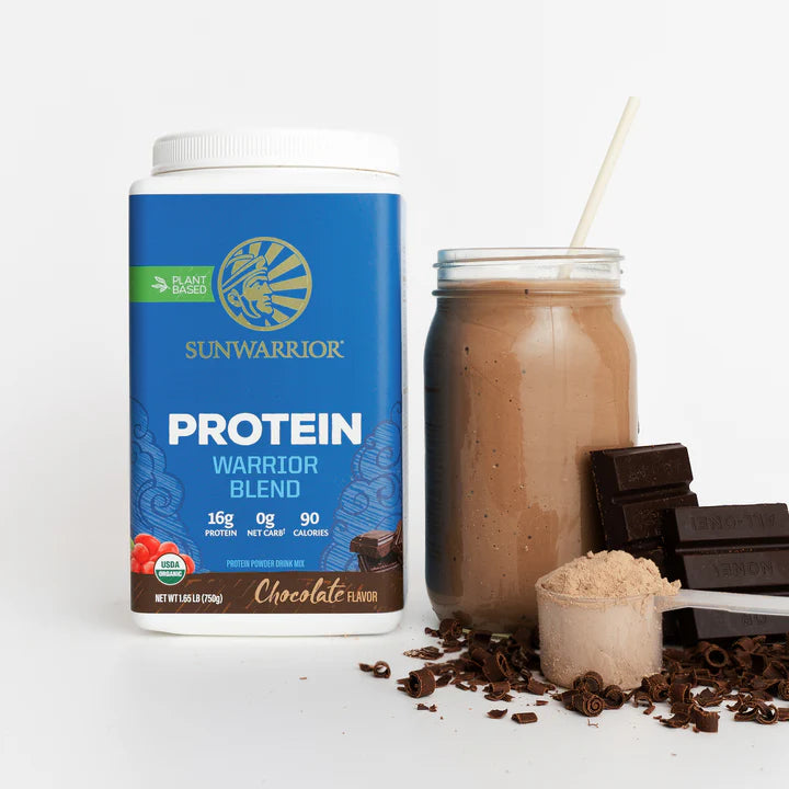 SUNWARRIOR PROTEIN BLEND ORGANIC CHOCOLATE 750 G