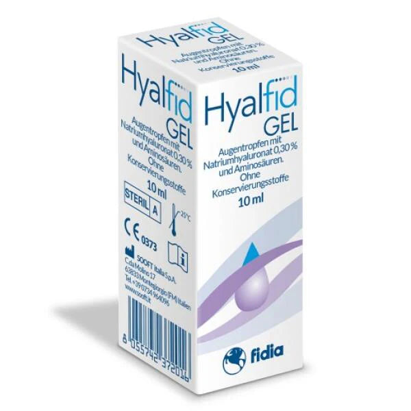 HYALFID GEL EYE DROPS 10ML