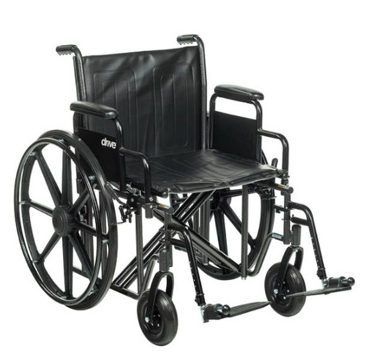 WHEELCHAIR Bariatric 22IN DRIVE DEVILBISS