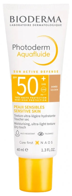 BIODERMA PHOTODERM AQUAFLUID SPF 50+ GOLDEN 40 ML