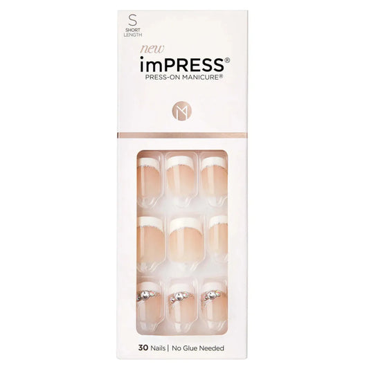 KISS NAILS IMPRESS SHORT BELIEVE KIM007C 30 S