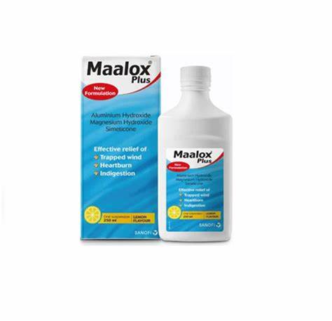 MAALOX PLUS SYRUP 12 OZS (335ML)